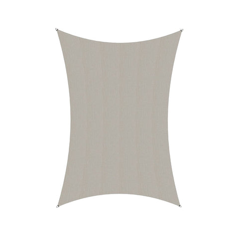 Coolaroo Shade Sail - 5 x 3m - Shell - Commercial Grade - 95% UV Block - SuperSaverAU - view 1