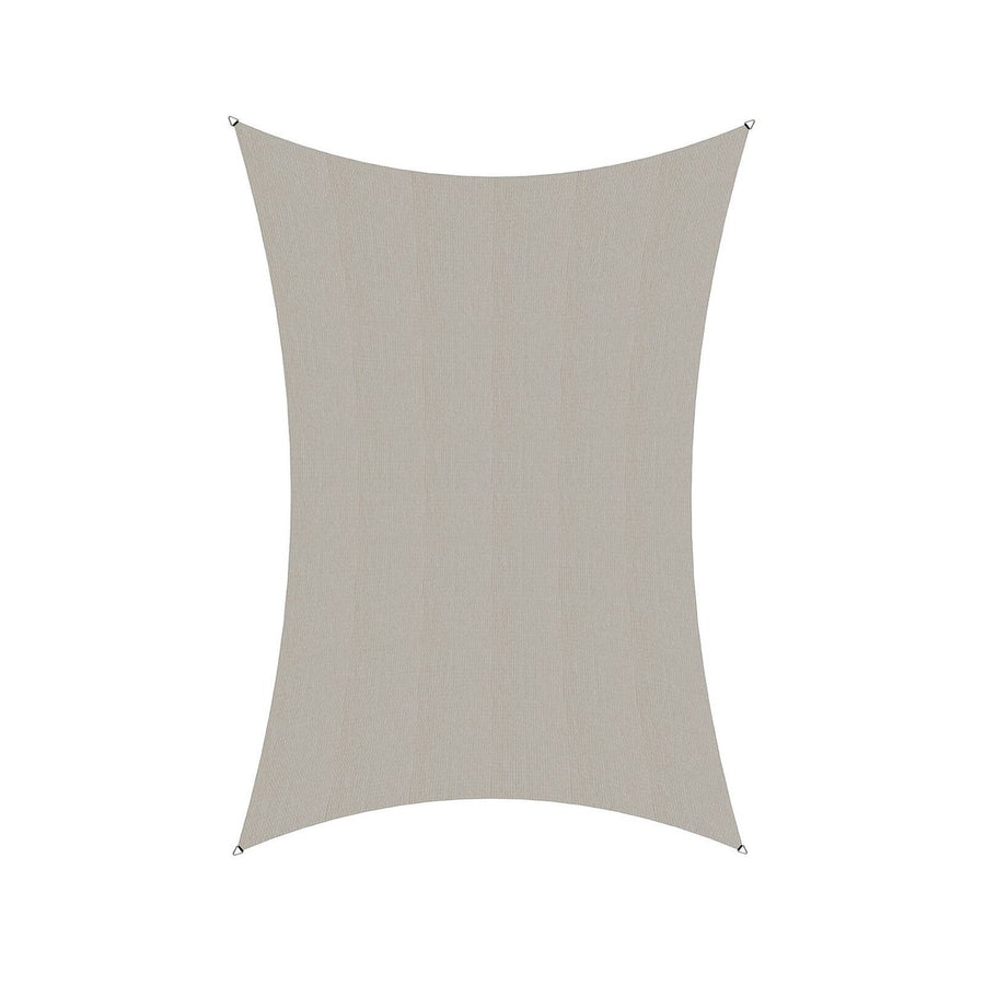 Coolaroo Shade Sail - 5 x 3m - Shell - Commercial Grade - 95% UV Block - SuperSaverAU - view 1