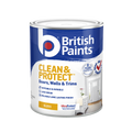 British Paints White Gloss Interior Paint 1L - Wipeable - Low Odour - SuperSaverAU - view 1
