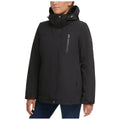 Calvin Klein Women's 3 In 1 Jacket Black Small - Water-Resistant, Detachable Hood & Versatile Styling - SuperSaverAU - view 2