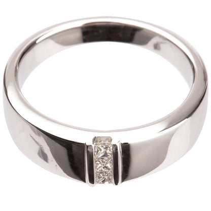 Platinum 0.15 ctw Diamond Men's Ring