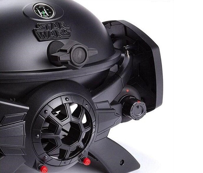 Gasmate Portable LPG BBQ - Tie Fighter Design, 1419cm2 Cooking Area, Darth Vader Black - SW-2201