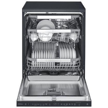 LG QuadWash Freestanding Dishwasher XD3A15MB Matte Black Auto Open Drying