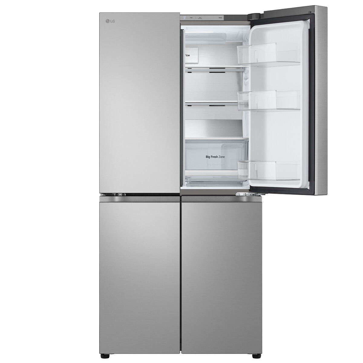 LG 530L Slim French Door Fridge Stainless Steel GF-B505PL - SuperSaverAU - view 5