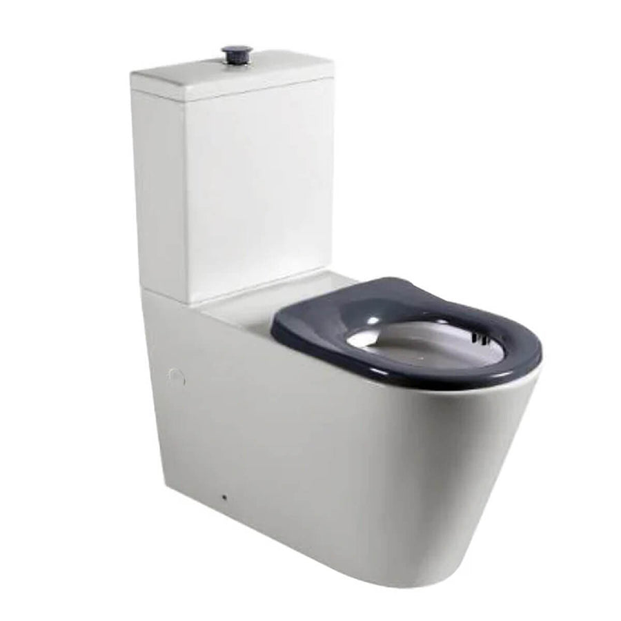 Enware Wellbeing 800 Close Coupled Back To Wall Toilet Suite - 800mm Pan Projection - WELLBEING800CCWC