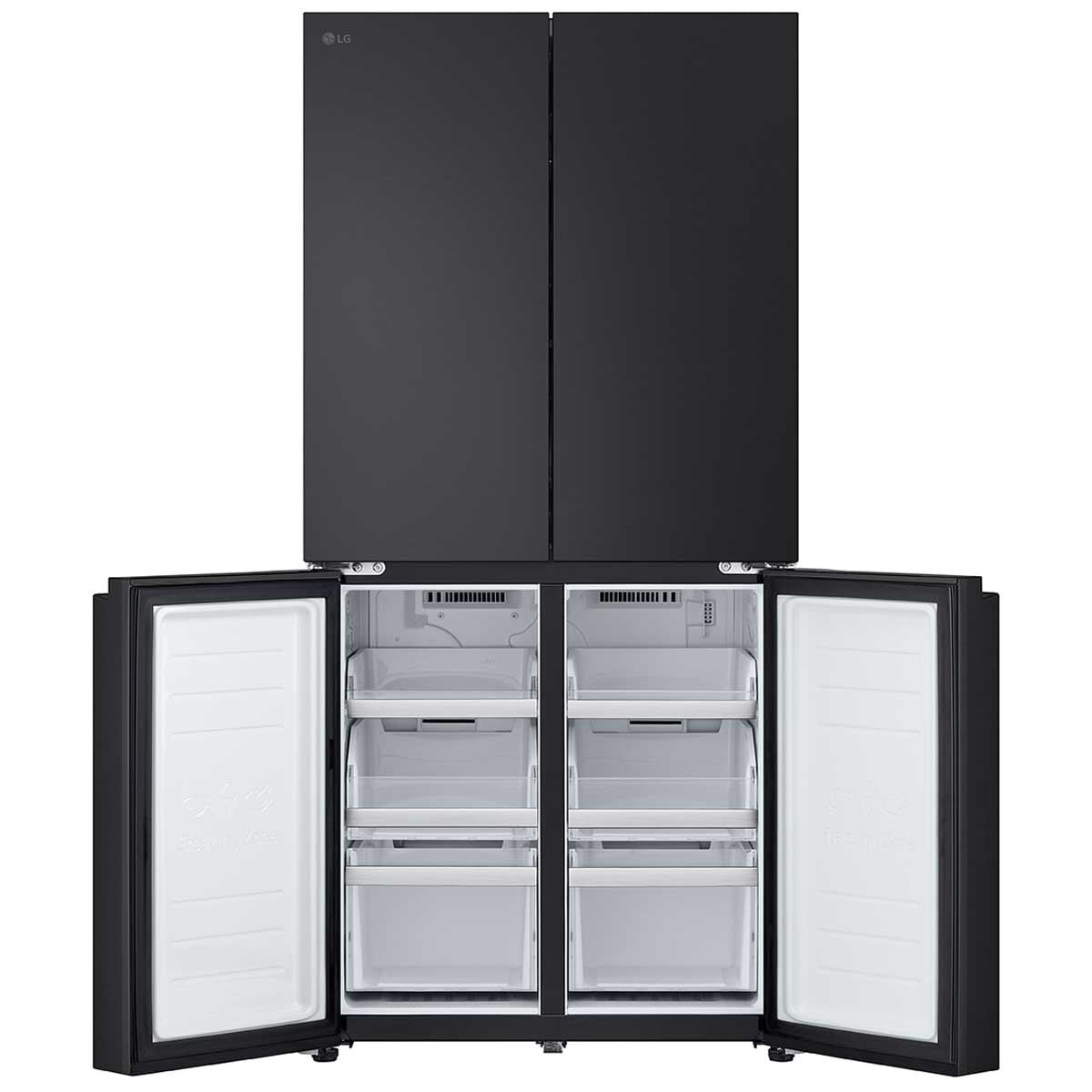 LG 530L Slim French Door Fridge Matte Black GF-B505MBL - SuperSaverAU - view 10
