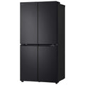 LG 530L Slim French Door Fridge Matte Black GF-B505MBL - SuperSaverAU - view 2