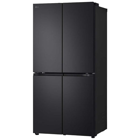 LG 530L Slim French Door Fridge Matte Black GF-B505MBL - SuperSaverAU - view 2
