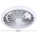 Arlec 250mm White Ceiling Exhaust Fan - 350m3/hr, Ball Bearing 38W, EX25