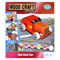 Boyle Wood Craft Project Kit Hot Rod Car DIY Indoor Model