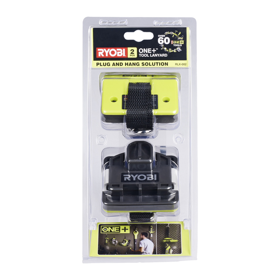 Ryobi One+ Tool Lanyard 2 Pack Safety Tether for Hanging Tools