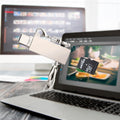 Antsig Micro SD Card Reader - USB 2.0 Adapter - Compact Design - Silver Metal - SuperSaverAU - view 5