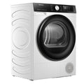 Hisense 8kg Heat Pump Dryer - White, 8 Star Energy Rating, 16 Programs, Dial Controls - HDFS80HS