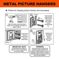 Everhang 11kg Flush Mount Picture Hanger Set - Steel - Easy Install - SuperSaverAU - view 2
