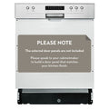 Artusi 60cm Semi-Integrated Stainless Steel Dishwasher - 12 Place Settings, Child Lock - ADWSI601X