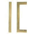Taskmaster 96mm Brushed Brass Square Handle 10 Pack - Easy Install - Modern Design - SuperSaverAU - view 2