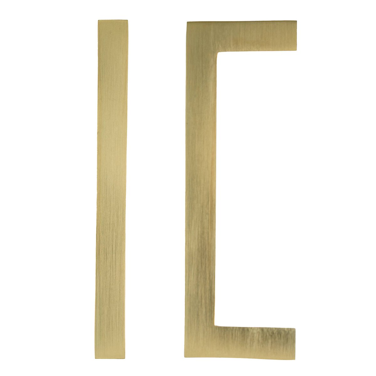 Taskmaster 96mm Brushed Brass Square Handle 10 Pack - Easy Install - Modern Design - SuperSaverAU - view 2
