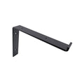 Carinya Lipped Angle Bracket - 240 x 185mm - Black - Powder Coated - Durable - SuperSaverAU - view 1