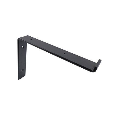 Carinya Lipped Angle Bracket - 240 x 185mm - Black - Powder Coated - Durable - SuperSaverAU - view 1