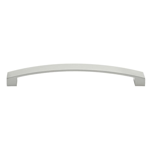 Prestige Brushed Nickel Flat Bow Handle 160mm Zinc Alloy Easy Install - SuperSaverAU - view 1