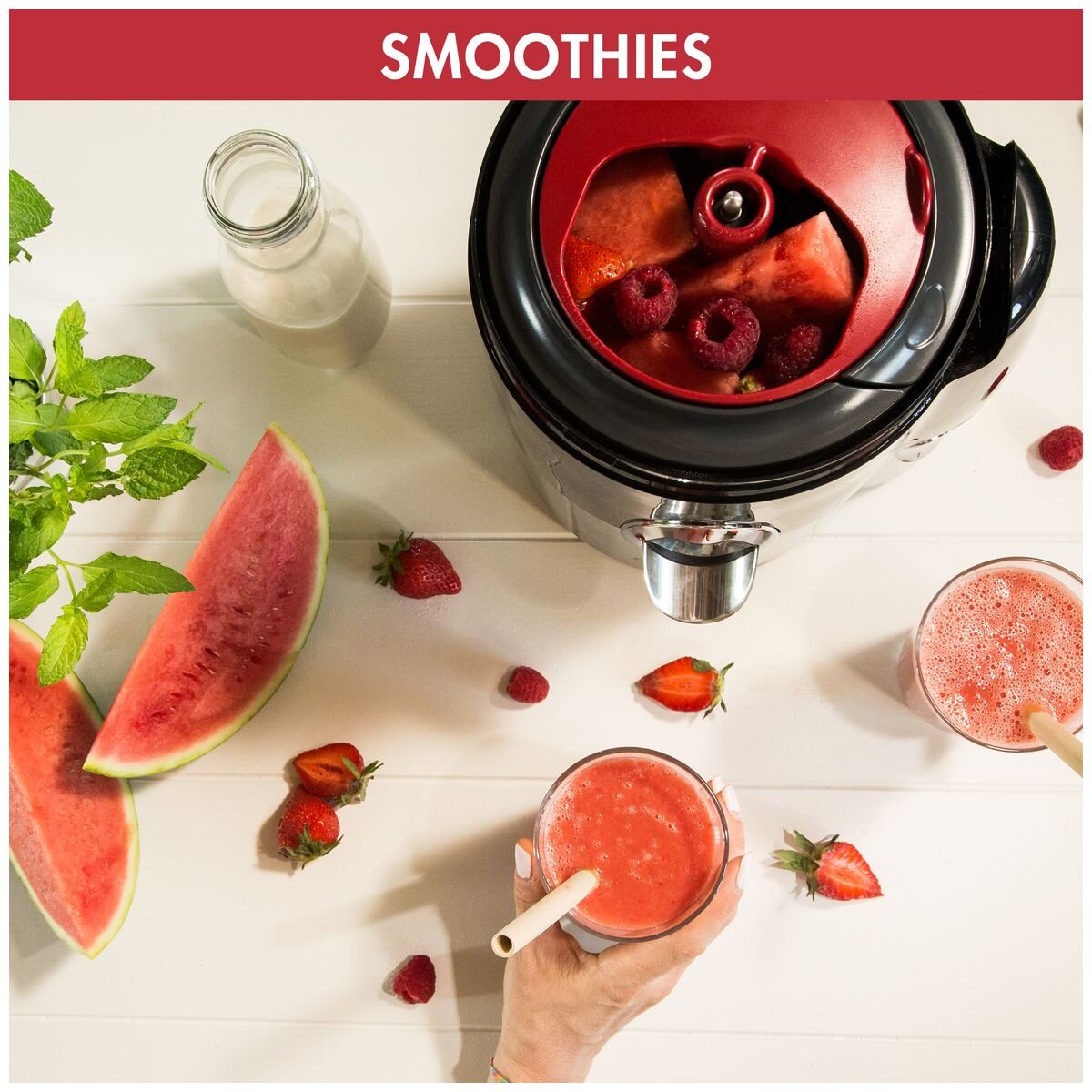 Magimix Juice Expert 3 Cold Press Juicer 400W - 3-in-1 Extra Press, Juice Filter, Citrus Press - 18085AU