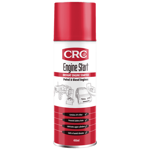 CRC Engine Start 300g Aerosol, Starting Aid for Petrol & Diesel Engines