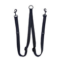 Flamingo Double Dog Leash - 2 Dogs - Adjustable 70cm to 120cm - Black - SuperSaverAU - view 1