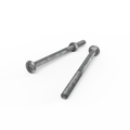 Zenith Hot Dip Galvanised M6 x 100mm Cup Head Bolts Nuts 25 Pack - SuperSaverAU - view 3