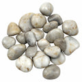 Tuscan Path Polished Quartz Pebbles 1.5kg 30-50mm Decorative Stones - SuperSaverAU - view 1