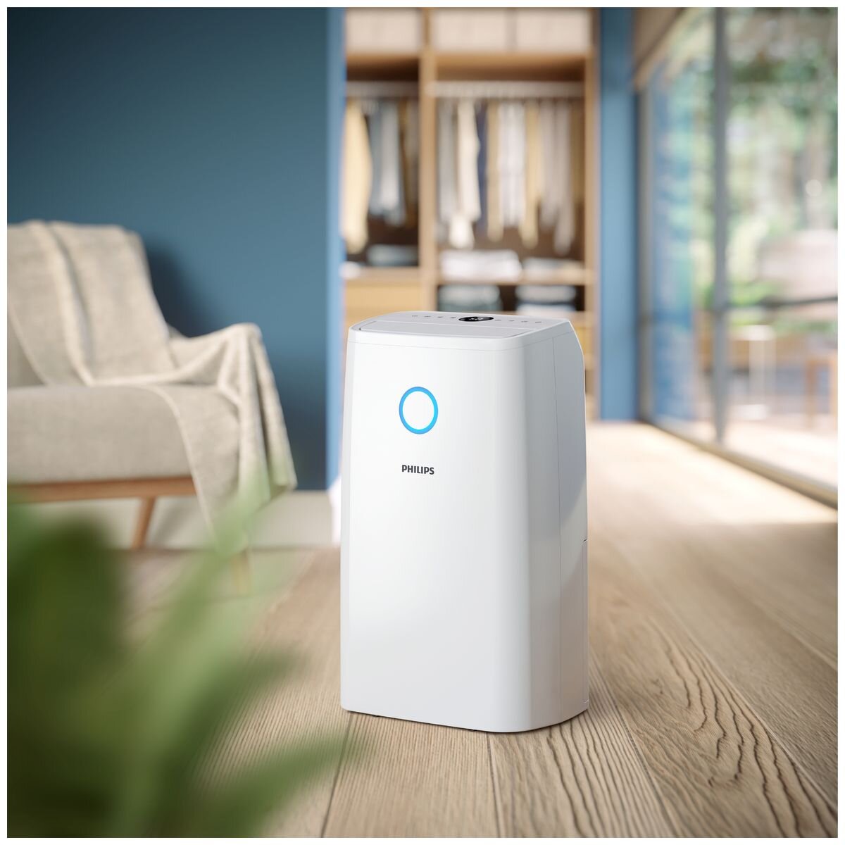 Philips 3000 Series Air Dehumidifier - Up To 34.3L Per Day, 4L Tank, Aroma Dispenser - DE3306-71