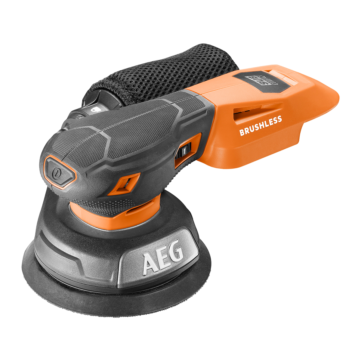 AEG 18V Brushless Sub Compact Random Orbital Sander 125mm - Skin Only - Ergonomic Design - 11,000 OPM - SuperSaverAU - view 1