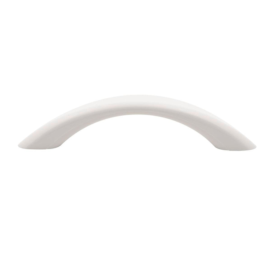 Prestige White Plastic Bow Handle - 96mm - Contemporary - Durable - SuperSaverAU - view 1