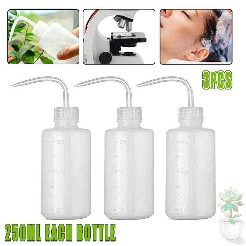 250 ml Squeeze Bottle Set, Tattoo Wash Bottles, Pack of 3