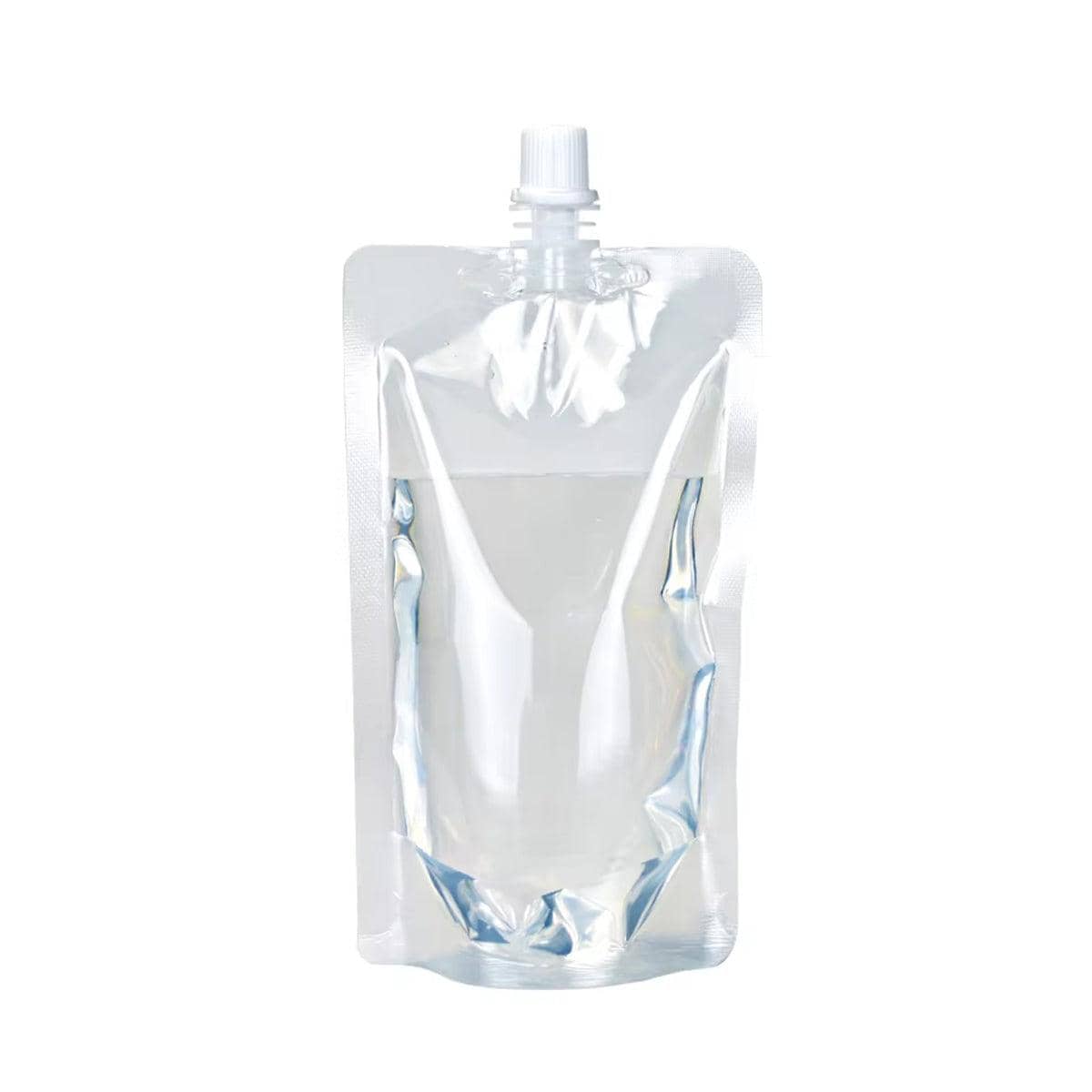 250ml Drink Bags with Nozzle, 50 Pack - Clear - view 2