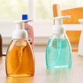 250ml Foaming Soap Dispenser, 6 Pack - Push Pump, White and Clear - view 5