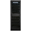 Artusi 160 Bottle Dual Zone Wine Cabinet - Matte Black - Frost Free - AWCD160BV