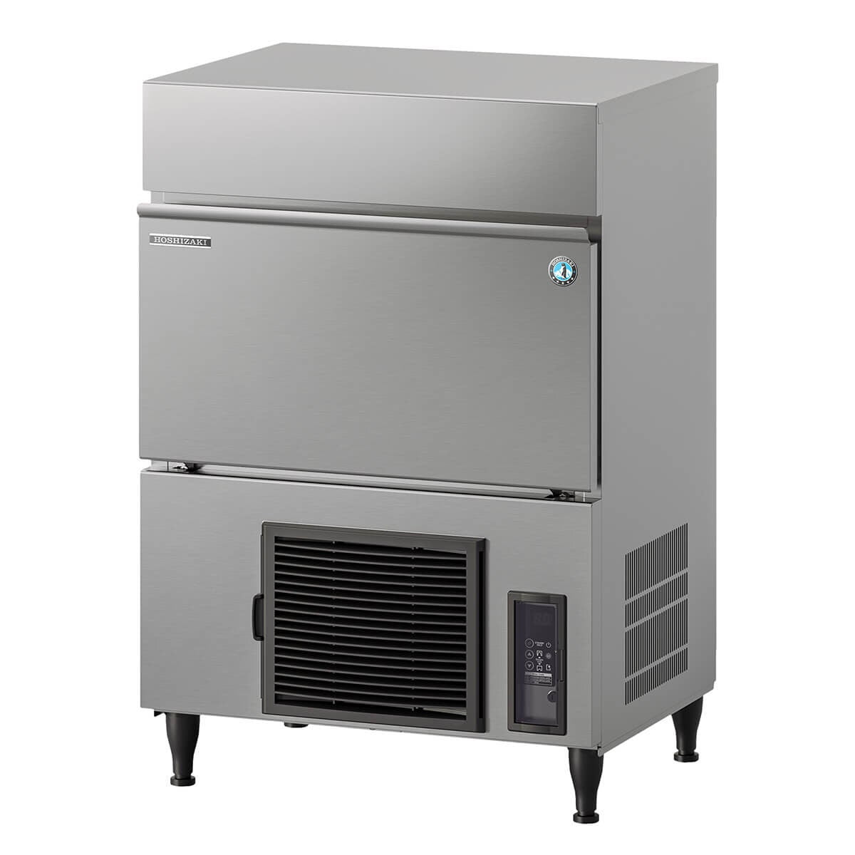 Hoshizaki cube ice maker - up to 42kg of ice per day - stainless steel - 10A plug and lead - IM-65PE-LM