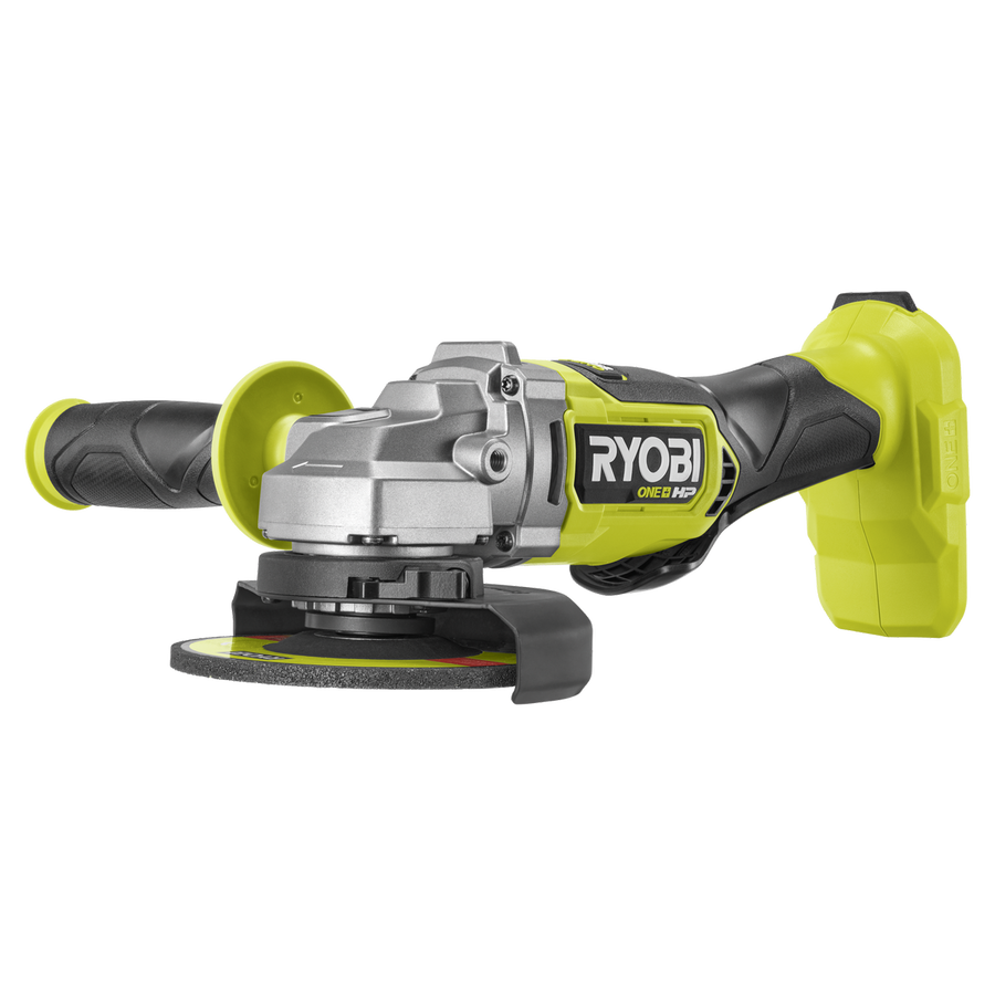Ryobi 18V One+ HP 125mm Angle Grinder Tool Only - 9000rpm - Versatile Cutting & Grinding - SuperSaverAU - view 1