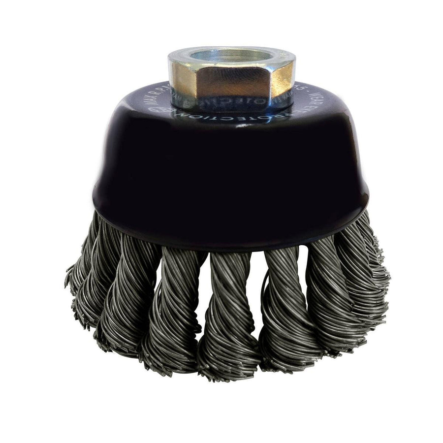 Josco 75mm Twistknot Cup Brush - Steel Wire - Rust Removal - Durable - SuperSaverAU - view 1