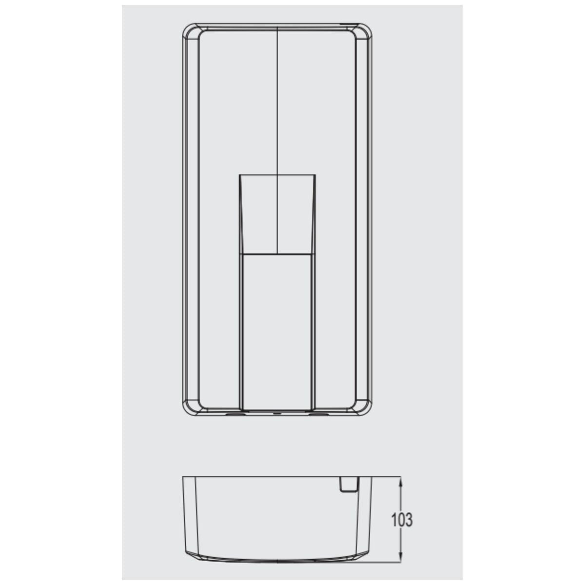 Rinnai Efinity electric continuous flow hot water heater - 30 to 60°C, 5.5 to 9.9L/min flow - ECF19I60