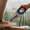 Kincrome 500mm Handsaw, SK5 Steel Blade, 9 TPI, Soft TPR Handle