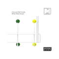 Mode Over Door Hanger - 5 Multicoloured Hooks - Durable - Space Saving - SuperSaverAU - view 4