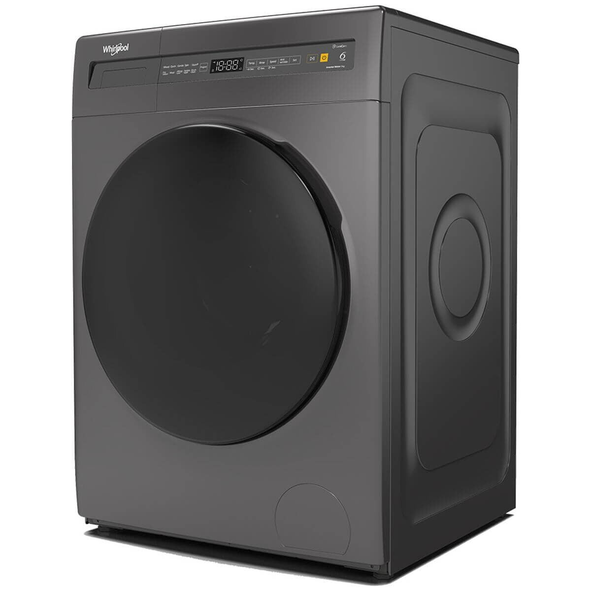 Whirlpool Essentials 9kg Front Load Washing Machine - Graphite, 1400rpm Spin, Touch Controls - FWEB9012IG