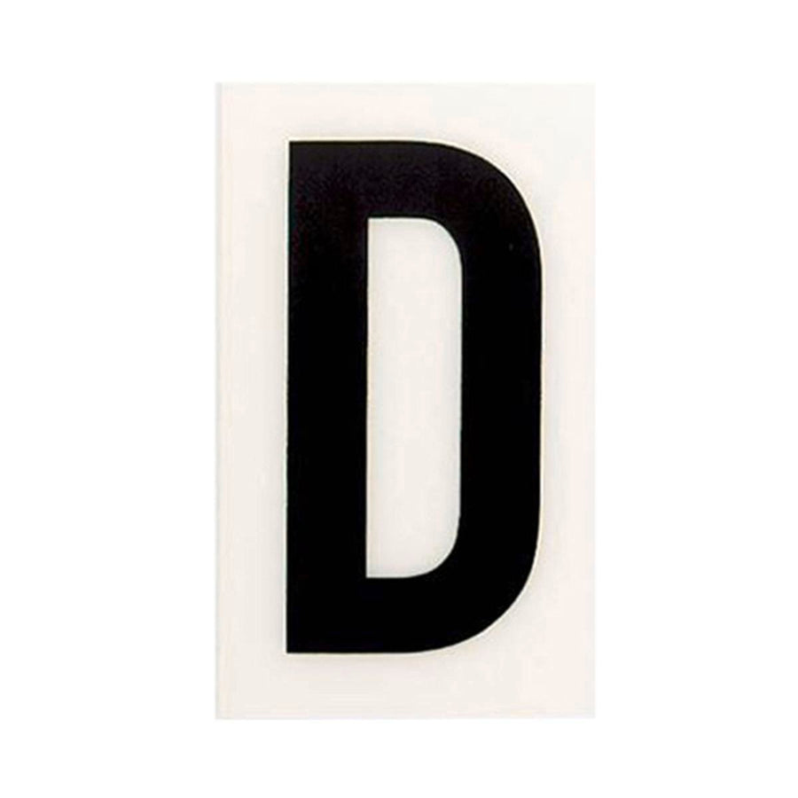Sandleford 60mm White Self Adhesive House Letter D - Durable Polycarbonate - SuperSaverAU - view 1