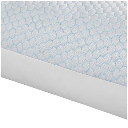 Hotel Grand Reversible Cooling Pillow 2 Pack - Cool to the Touch Fabric, Reversible for Summer & Winter, Medium Firm Density, DuraLOFT Filling