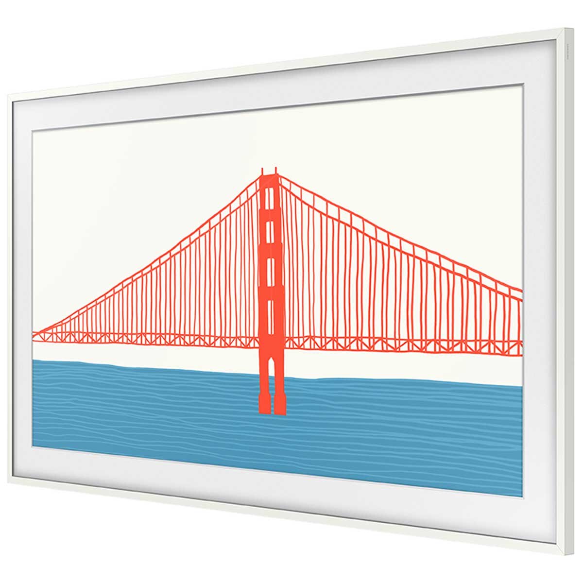 Samsung 43 Inch The Frame TV Customisable Bezel White VG-SCFA43WTBRU