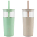 Reduce Aspen Glass Tumbler 591ml 2 Pack Matcha Sand - SuperSaverAU - view 2