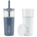 Reduce Aspen Glass Tumbler 591ml 2 Pack Mineral Blue White - SuperSaverAU - view 3