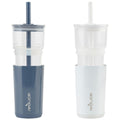 Reduce Aspen Glass Tumbler 591ml 2 Pack Mineral Blue White - SuperSaverAU - view 2