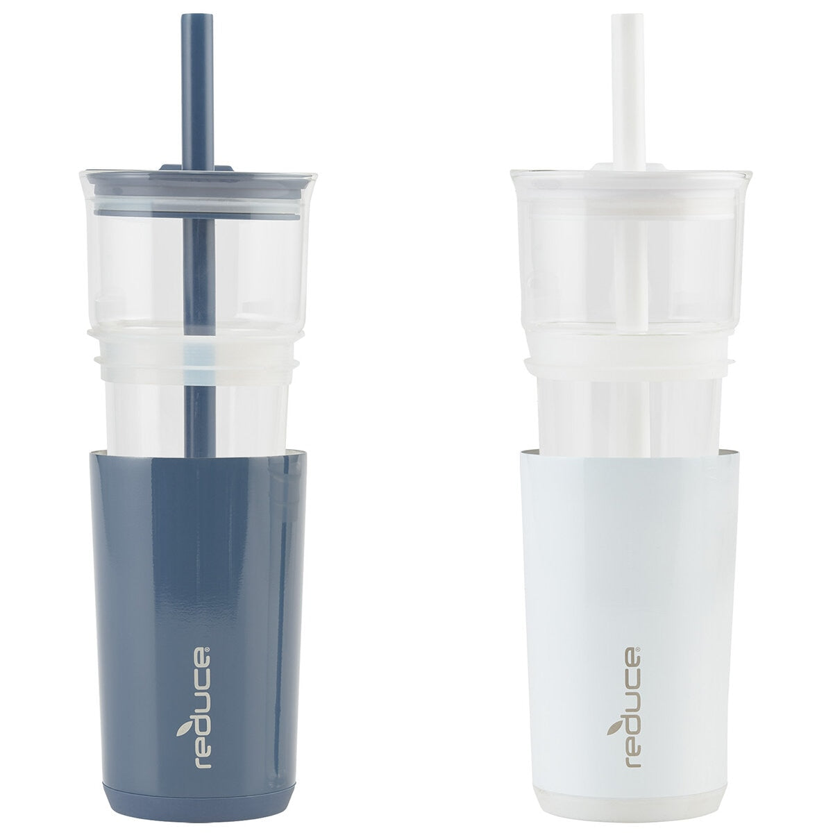 Reduce Aspen Glass Tumbler 591ml 2 Pack Mineral Blue White - SuperSaverAU - view 2